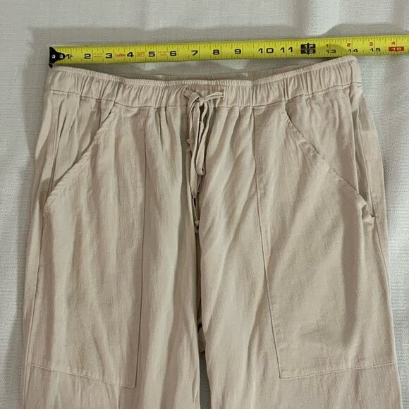 Natalie Busby Cream Cropped Pants - Picture 5 of 6